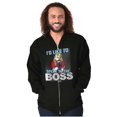 thumbnail image 1 of Street Fighter Karin Speak to Boss Zip Up Hoodie Men's Women's Brisco Brands X, 1 of 5
