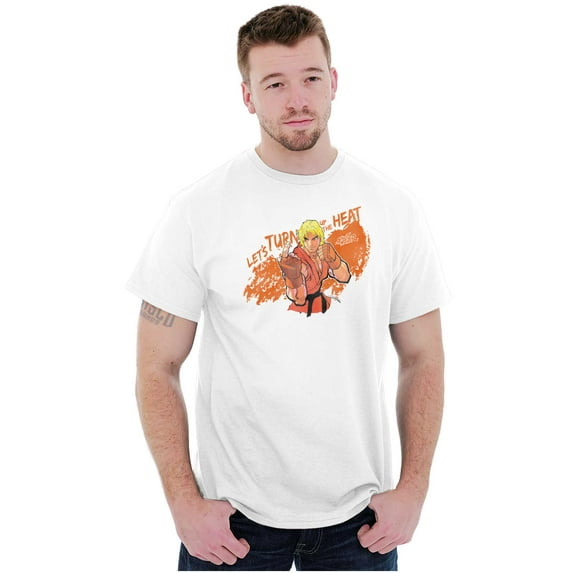 Street Fighter Ken 90s Vintage Gamer Unisex Plus Size Graphic Tee Brisco Brands 5X