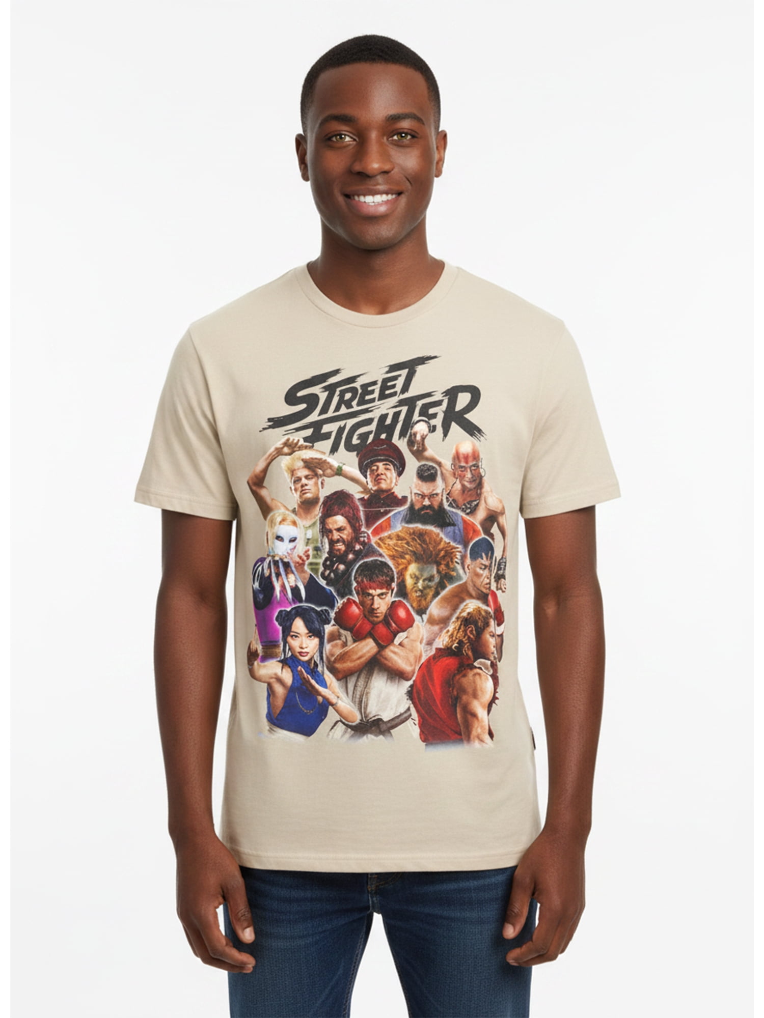 Street Fighter, Men's & Big Men's Graphic Tee, Group Shot, Sizes S-3XL