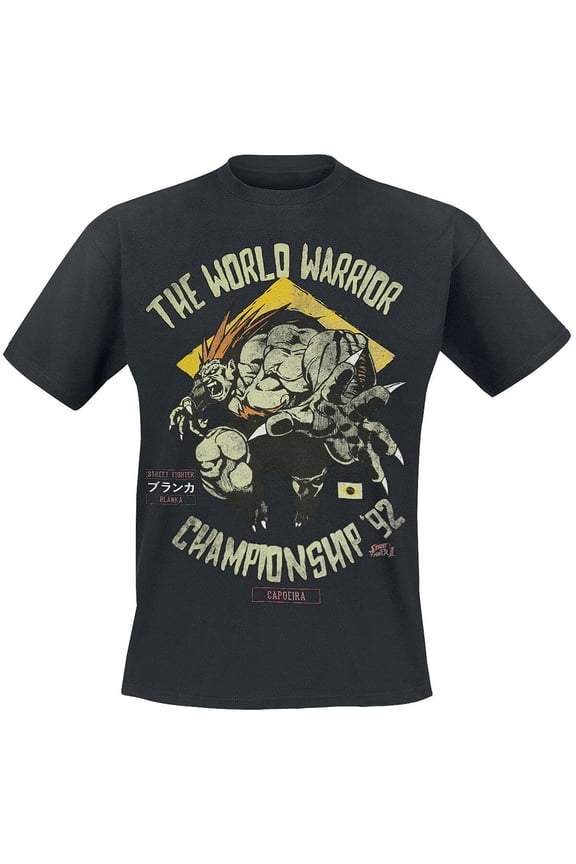 Mens T-Shirt - Capcom World Warrior Championship '92 - Blanka