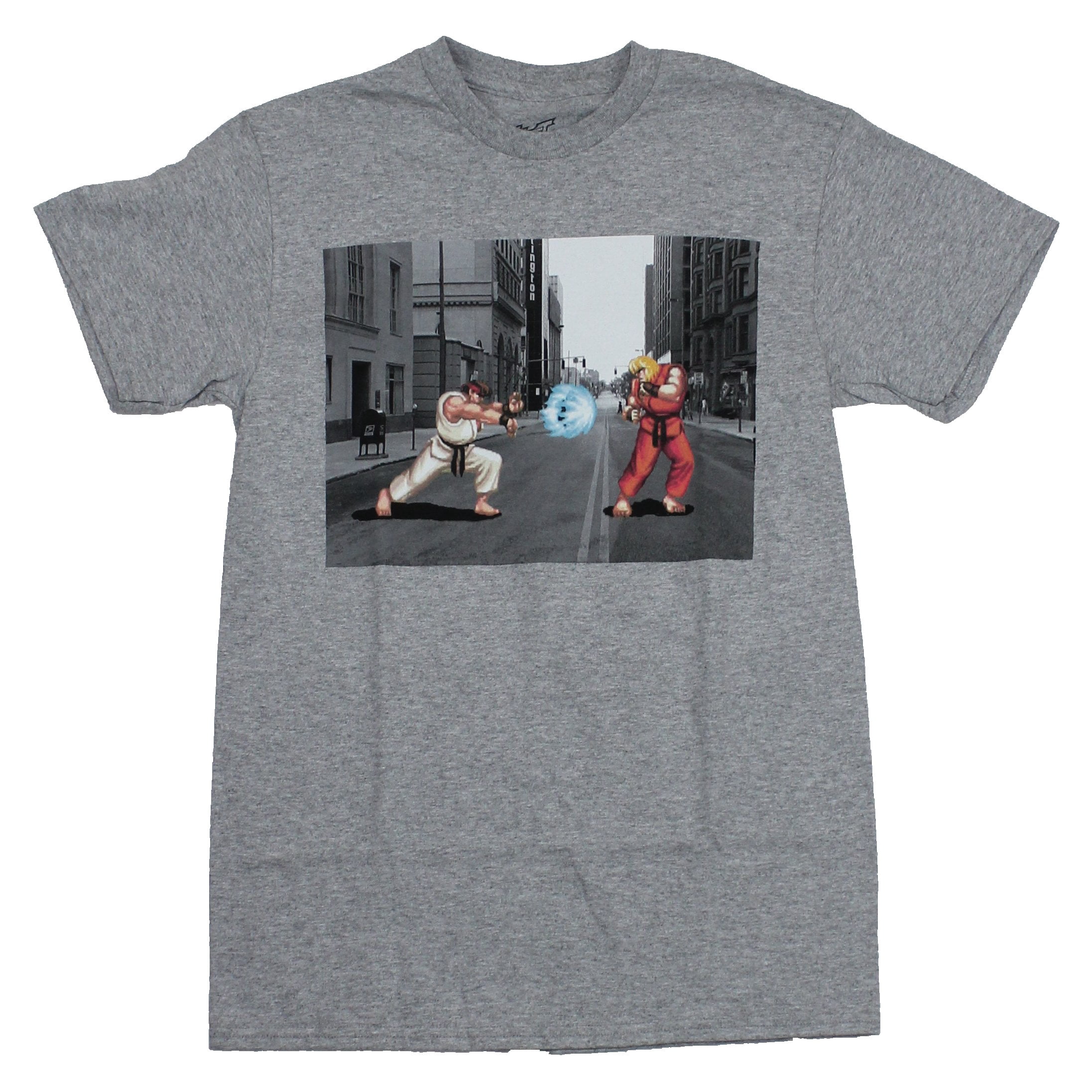 Street Fighter World Warrior Mens T-Shirt - Official Licensed Gaming Tee (White, X-Large) - View #13