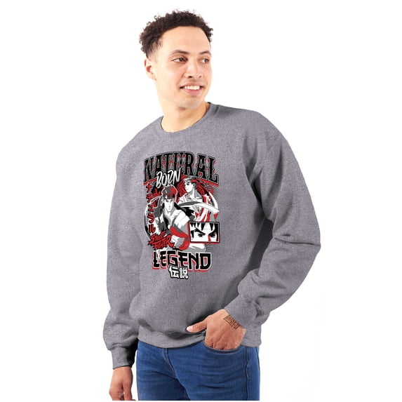 Street Fighter Natural Born Legend Sweatshirt for Men or Women Brisco Brands X