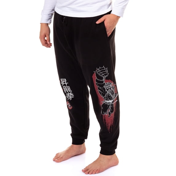 Street Fighter Pants Men's Ryu Game Character Lounge Pajama Joggers