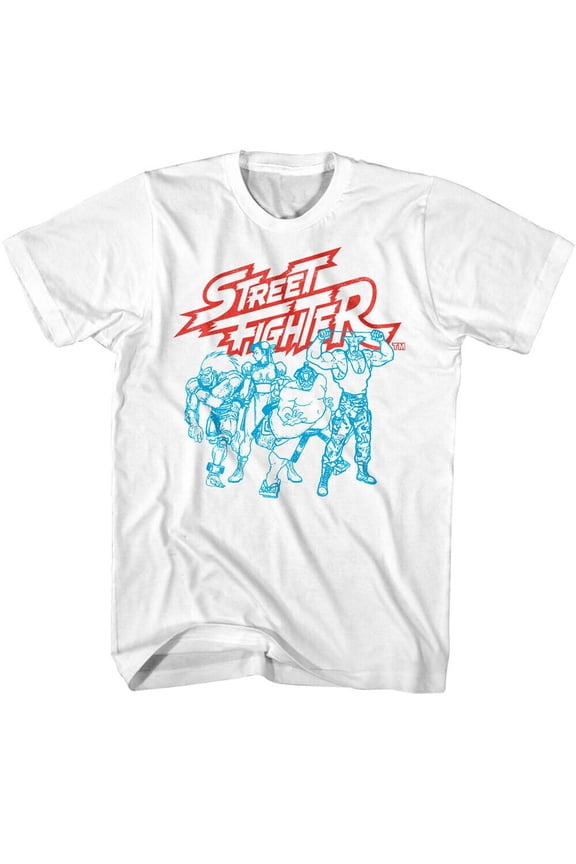 Street Fighter Pen Sketch Men's T Shirt
