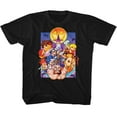 thumbnail image 1 of Street Fighter Pocket Fighters Spooky Black Youth T-Shirt, 1 of 2