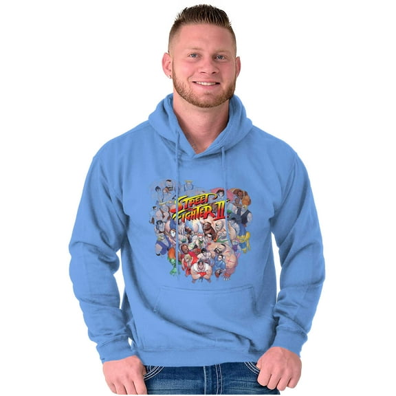 Street Fighter Retro 90s Arcade Gamer Hoodie Sweatshirt Women Men Brisco Brands M