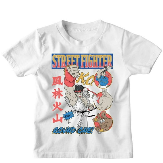Street Fighter Round One Comic Wo White Toddler T-Shirt