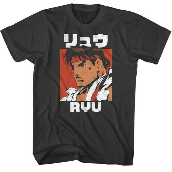 Street Fighter Ryu Kanji Smoke T-Shirt