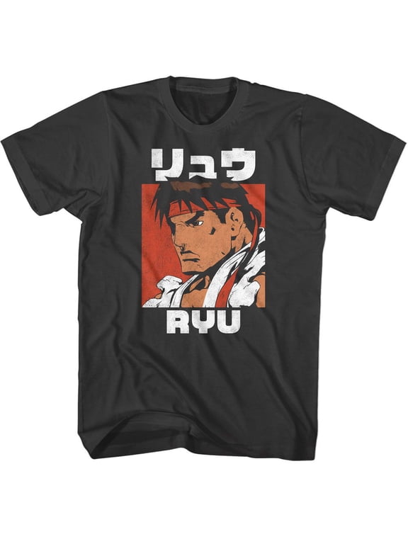 Street Fighter Ryu Kanji Smoke T-Shirt