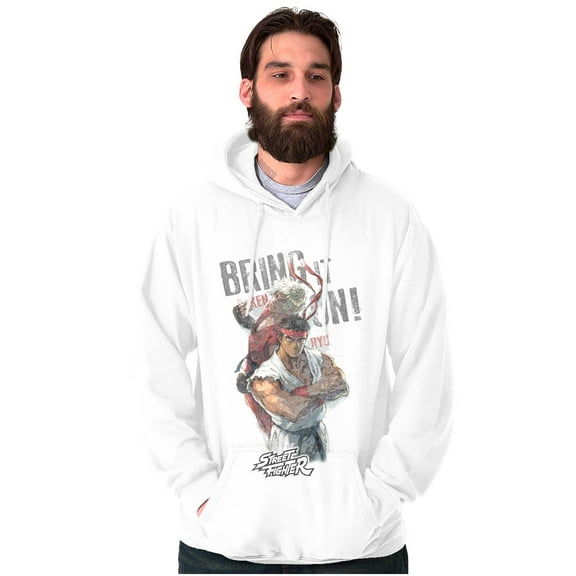 Street Fighter Ryu Ken Bring It On Hoodie Sweatshirt Women Men Brisco Brands M