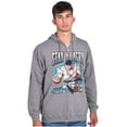 thumbnail image 1 of Street Fighter Ryu Stay Hungry Men Big & Tall Zip Hoodie Brisco Brands 3X, 1 of 5