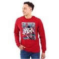 thumbnail image 1 of Street Fighter Ryu Stay Hungry Men's Long Sleeve Tee T Shirt Brisco Brands S, 1 of 6