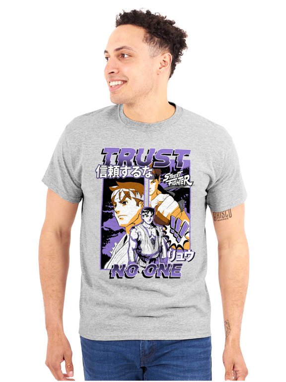 Ryu Trust No One Men's Graphic T Shirt Tees Brisco Brands X