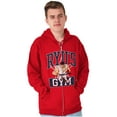 thumbnail image 1 of Street Fighter Ryu's Gym Workout Men Big & Tall Zip Hoodie Brisco Brands 3X, 1 of 5