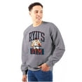 thumbnail image 1 of Street Fighter Ryu's Gym Workout Men's Crewneck Sweatshirt Brisco Brands S, 1 of 6