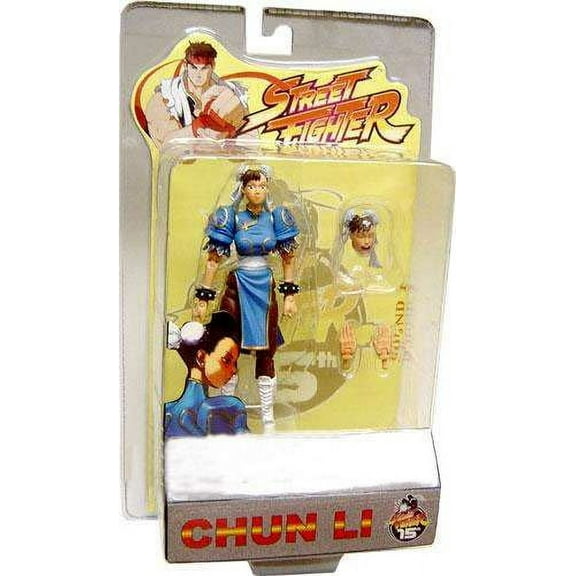 Street Fighter Series 1 Chun-Li Action Figure [Blue]