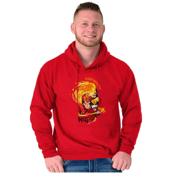 Street Fighter Shoryuken Ken Vintage Hoodie Sweatshirt Women Men Brisco Brands M