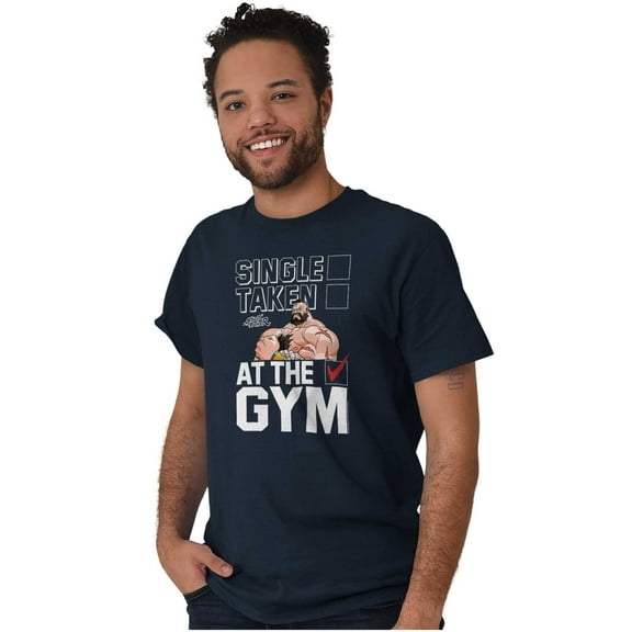 Street Fighter Single Taken at Gym Men's Graphic T Shirt Tees Brisco Brands 2X