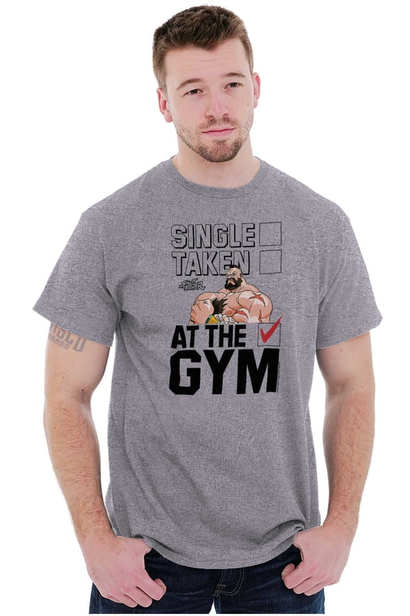 Street Fighter Single Taken at Gym Men's Graphic T Shirt Tees Brisco Brands S