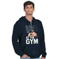 thumbnail image 1 of Street Fighter Single Taken at Gym Unisex Plus Size Zip Hoodie Brisco Brands 4X, 1 of 5