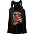 thumbnail image 1 of Street Fighter Stftr Black Women's Racerback Tank Top, 1 of 2