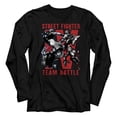 thumbnail image 1 of Street Fighter Team Battle Black Adult Long Sleeve T-Shirt, 1 of 2