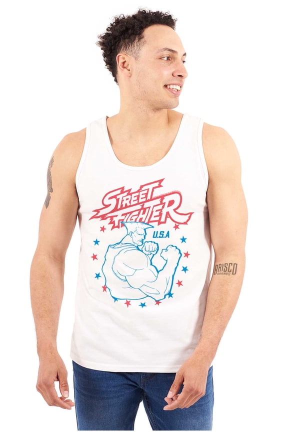 USA American Guile Tank Top Sleeveless Tee Men Brisco Brands X