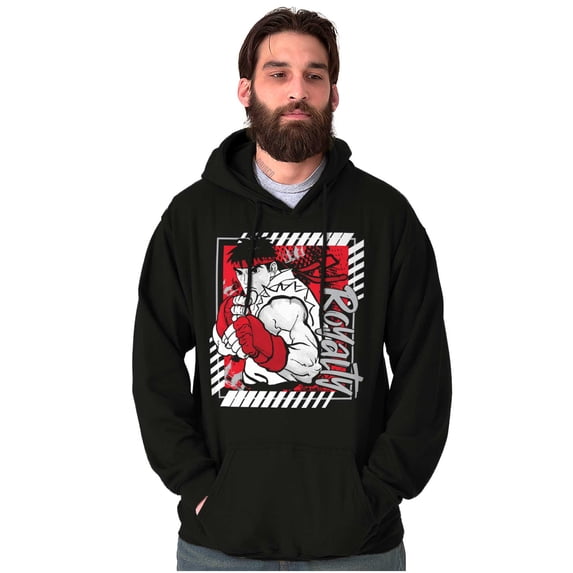 Street Fighter Urban Kanji Ryu Hoodie Sweatshirt Women Men Brisco Brands S