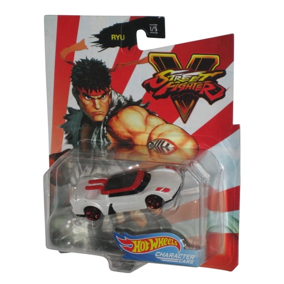 Street Fighter V Series 1/5 Hot Wheels (2019) Character Cars Ryu Toy Car - (Damaged Packaging)