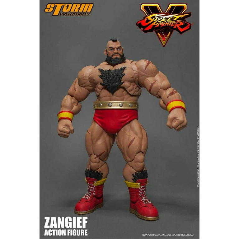 Street Fighter V Zangief Action Figure Storm Collectibles