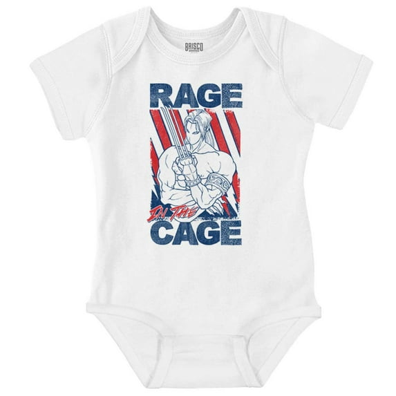Street Fighter Vega Rage Cage USA Bodysuit Jumper Boys Infant Baby Brisco Brands 18M