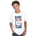thumbnail image 1 of Street Fighter Vega Rage Cage USA Boys Kids T Shirt Tees Tops Teen Brisco Brands M, 1 of 6