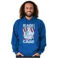 thumbnail image 1 of Street Fighter Vega Rage Cage USA Hoodie Hooded Sweatshirt Men Brisco Brands S, 1 of 6