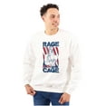 thumbnail image 1 of Street Fighter Vega Rage Cage USA Men's Crewneck Sweatshirt Brisco Brands L, 1 of 6