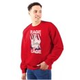 thumbnail image 1 of Street Fighter Vega Rage Cage USA Men's Crewneck Sweatshirt Brisco Brands X, 1 of 6