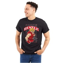 Street Fighter Video Game Ken Hustle Men's Graphic T Shirt Tees Brisco Brands S