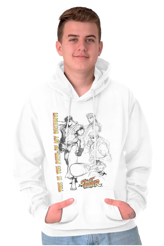 Street Fighter Vintage 90s Gamer Hoodie Sweatshirt Women Men Brisco Brands S