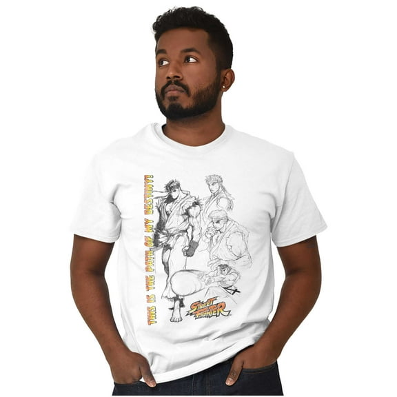 Street Fighter Vintage 90s Gamer Men's Graphic T Shirt Tees Brisco Brands M
