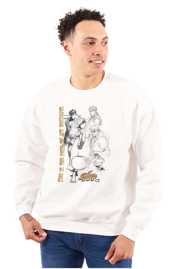 Street Fighter Vintage 90s Gamer Sweatshirt for Men or Women Brisco Brands X