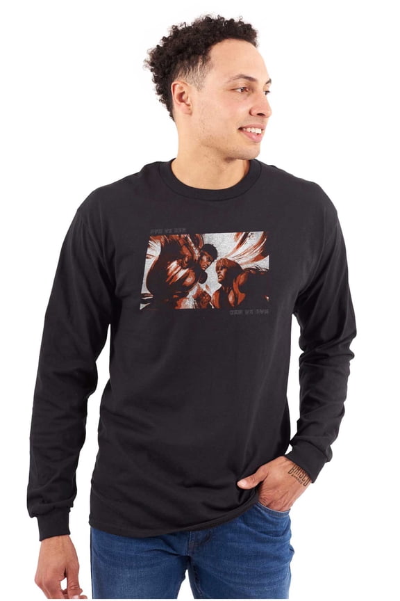 Street Fighter Vintage Ryu Ken Gamer Long Sleeve TShirt Men Women Brisco Brands X