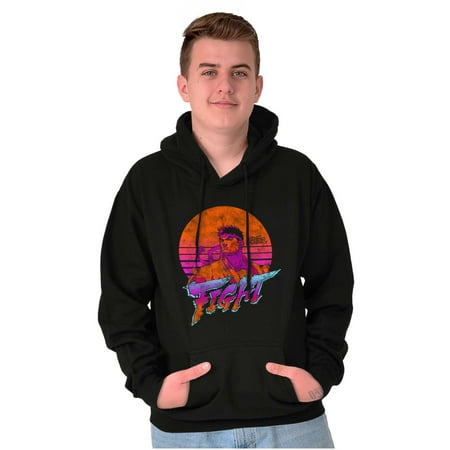 Street Fighter Vintage Ryu Sunset Hoodie Sweatshirt Women Men Brisco Brands S