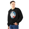 thumbnail image 1 of Street Fighter Vintage Video Game Men Big & Tall Sweatshirt Brisco Brands 2X, 1 of 5