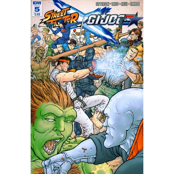 Street Fighter X G.I. Joe #5 VF ; IDW Comic Book