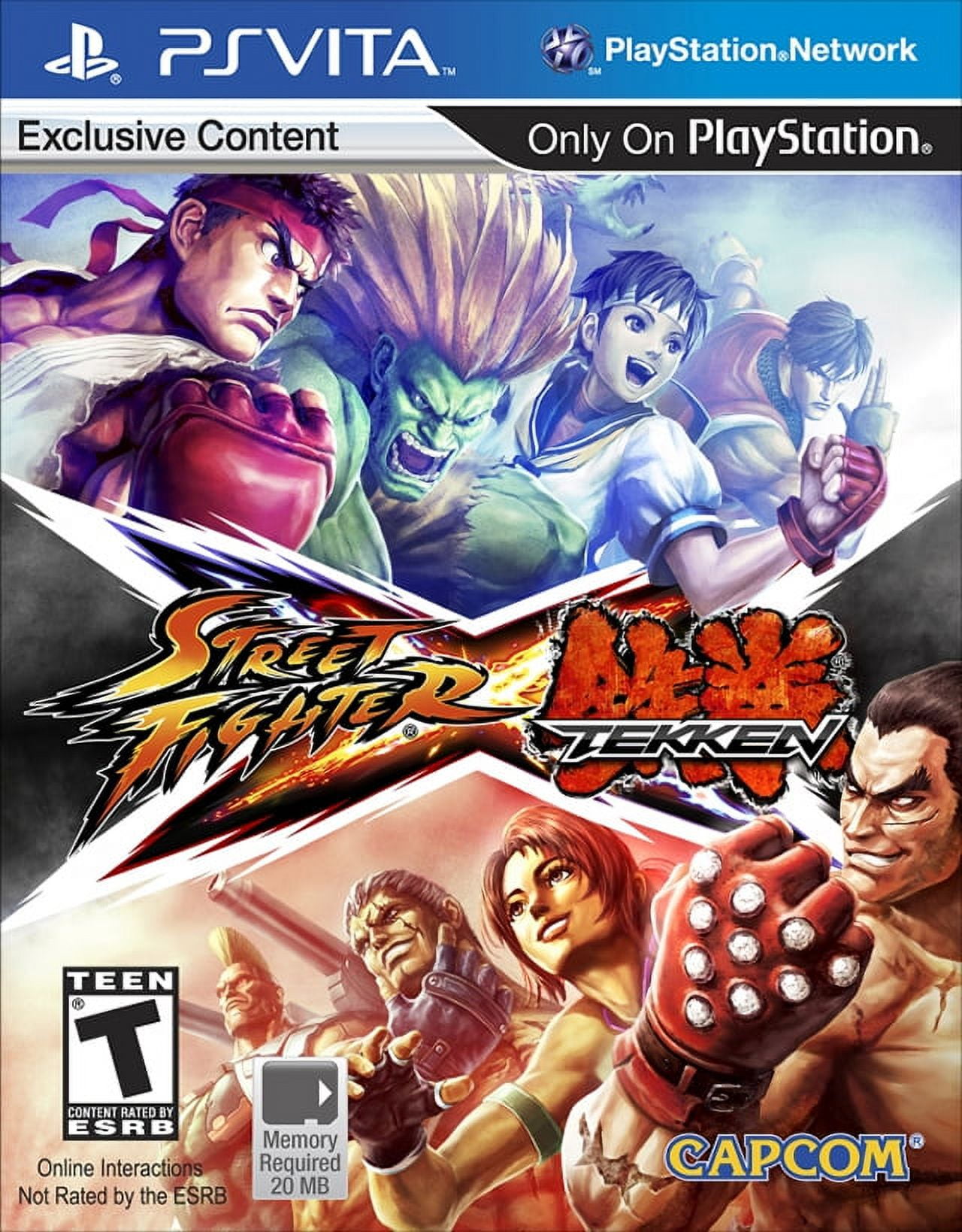 Tekken X Street Fighter en PS4 y X720?