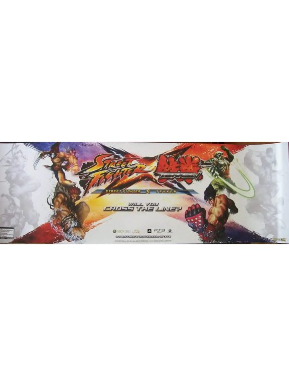 Street Fighter X Tekken Video Game 2012 Capcom 10x30 poster