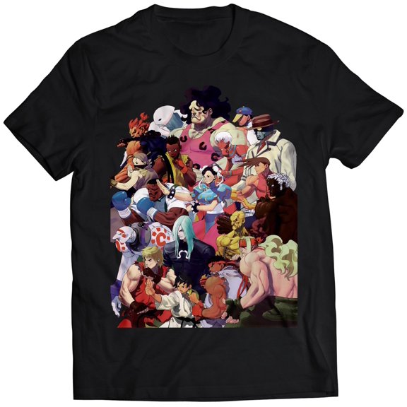 Street Fighting 3s Third Strike Arcade T-shirt (vector)