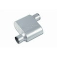 thumbnail image 1 of Street Flow - SF425111 1 Chamber 4"x9.5" Oval Body Muffler - 2.5" Offset In / 2.5" Offset Out, 1 of 6
