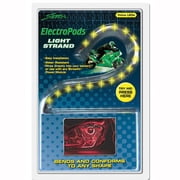 Street FX ElectroPods Yellow LED Flex Light Strand, 12 In., 15 LEDs, Universal 12V 1044612