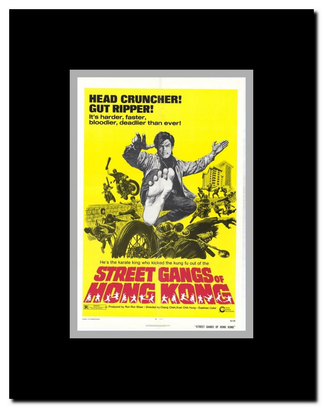 Street Gangs of Hong Kong Framed Movie Poster