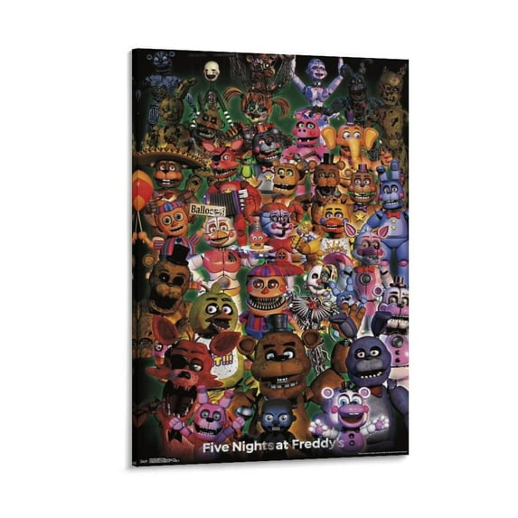 Five-Nights-at-Freddy-s-Ultimate-Group-Wall-Poster Home Decorative Bedroom Modern Decor Posters Gifts